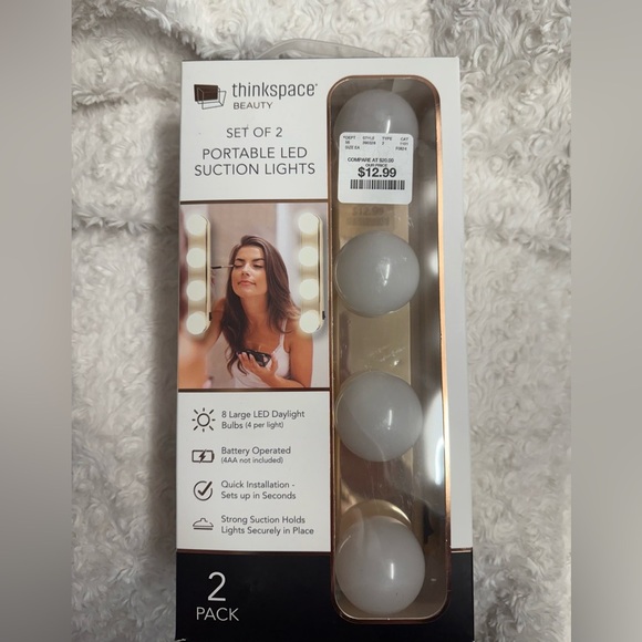 Potable vanity lights, set of 2 - Picture 1 of 3